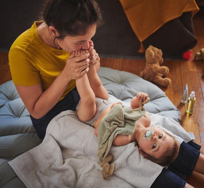 Productos para el masaje de bebés y niños