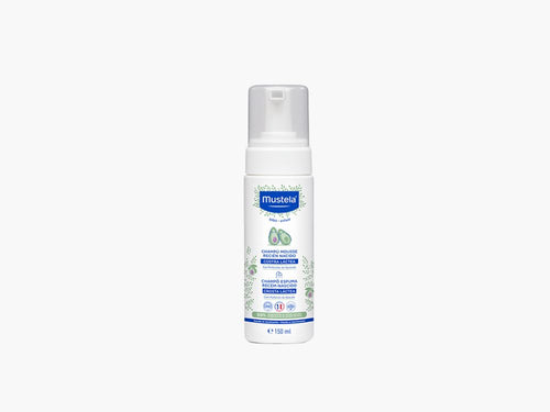 Envase de 150 ml de champú mousse para recién nacidos de Mustela - Mustela España - 1