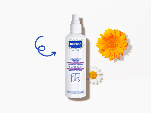 Bote de Spray Cambio del Pañal de Mustela, con caléndula y camomila BIO para aliviar la dermatitis del pañal - Mustela España - 2