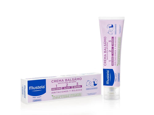 Crema bálsamo para el cambio de pañal con tubo y estuche de cartón - Mustela España - 6