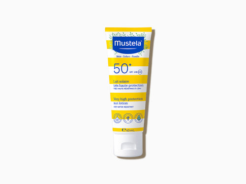 Leche solar Cara muy alta protección SPF 50+ - Mustela España - 1