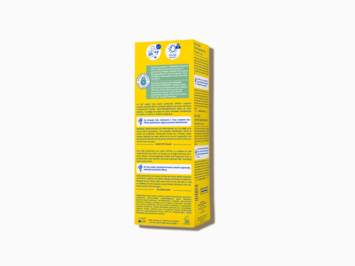 La leche solar alta protección SPF50+ para niños de Mustela está protegida por un estuche de cartón - Mustela España - 8