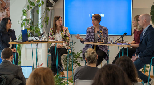 Los 5 conferentes en el Café con impacto de Mustela - Mustela España - 1