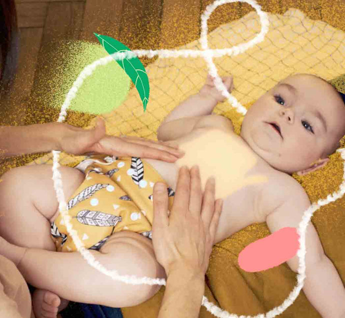 Aliviar las pequeñas molestias del bebé mediante el masaje