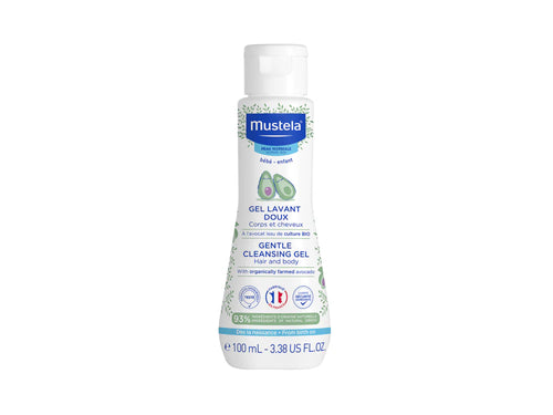 Gel de limpieza suave en formato viaje de 100ml  - Mustela España - 6