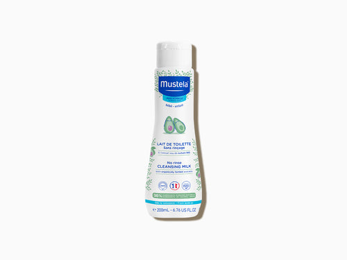 Bote de 200ml de la leche de limpieza para rostro y cuerpo sin aclarado de Mustela - Mustela España - 8