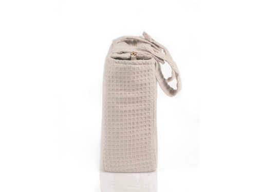 Lateral de la bolsa carrito beige de Mustela. - Mustela España - 5