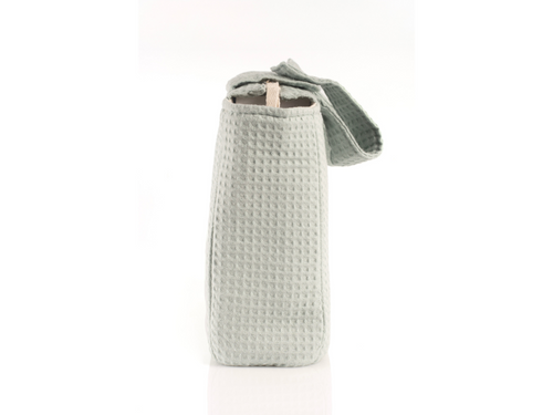 Lateral de la bolsa de carrito verde menta de  Mustela - Mustela España - 3