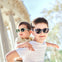 Gafas de sol Mustela para niños de 6 a 10 años de color azul de categoría 3