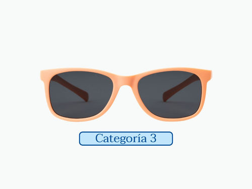 Gafas de sol para  niños y niñas entre 3 y 5 años de color coral - Mustela España - 12
