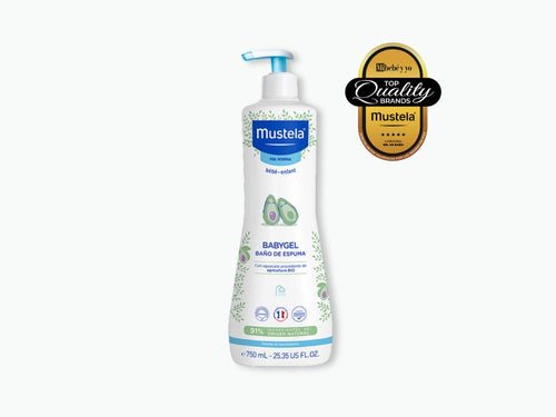Babygel baño de espuma con Aguacate BIO - Mustela España - 1