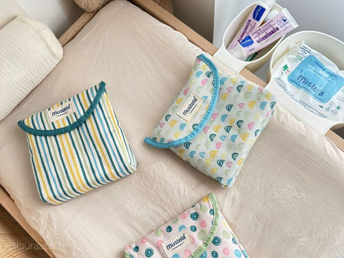 Mustela Sac à Dos Little Moments Arc-en-Ciel Avec 4 Produits De Soin Bébé