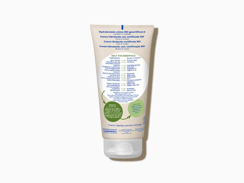Envase de 150ml de crema hidratante de Mustela hecha con aceite de oliva bio. - Mustela España - 2