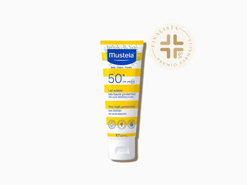 Leche solar Cara muy alta protección SPF 50+ - Mustela España - 1