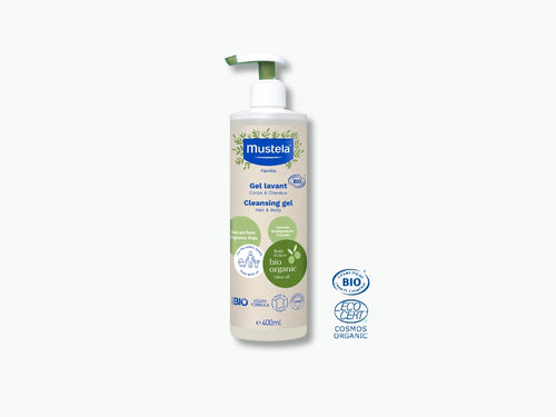 Gel-Champú cuerpo y cabello - Certificado BIO - Mustela España - 1