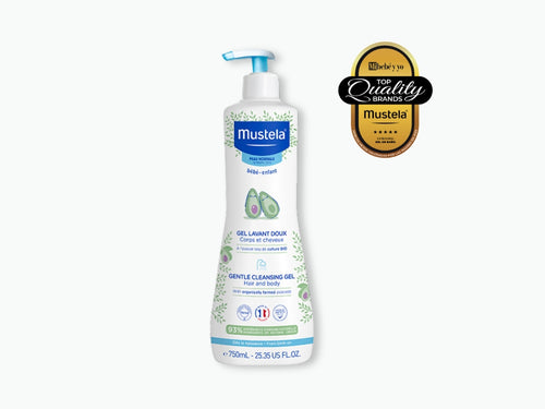 Gel de baño suave con Aguacate BIO - Mustela España - 1