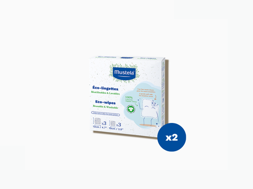 Pack de 2 paquetes de eco-toallitas de Mustela - Mustela España - 1
