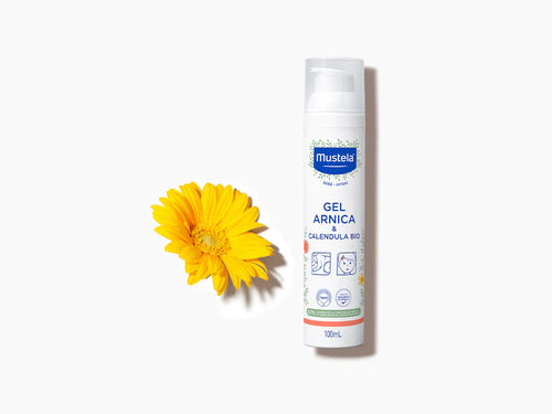La pomada de árnica en gel de Mustela lleva Caléndula bio, para aliviar un golpe o moratón - Mustela España - 2