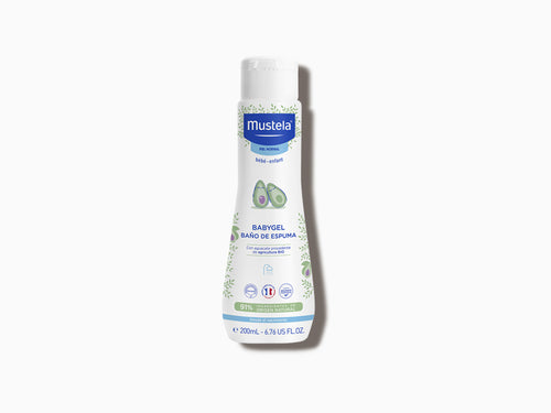 Bote de 200ml de Babygel de baño de espuma de Mustela, ideal para llevar a todas partes. - Mustela España - 4