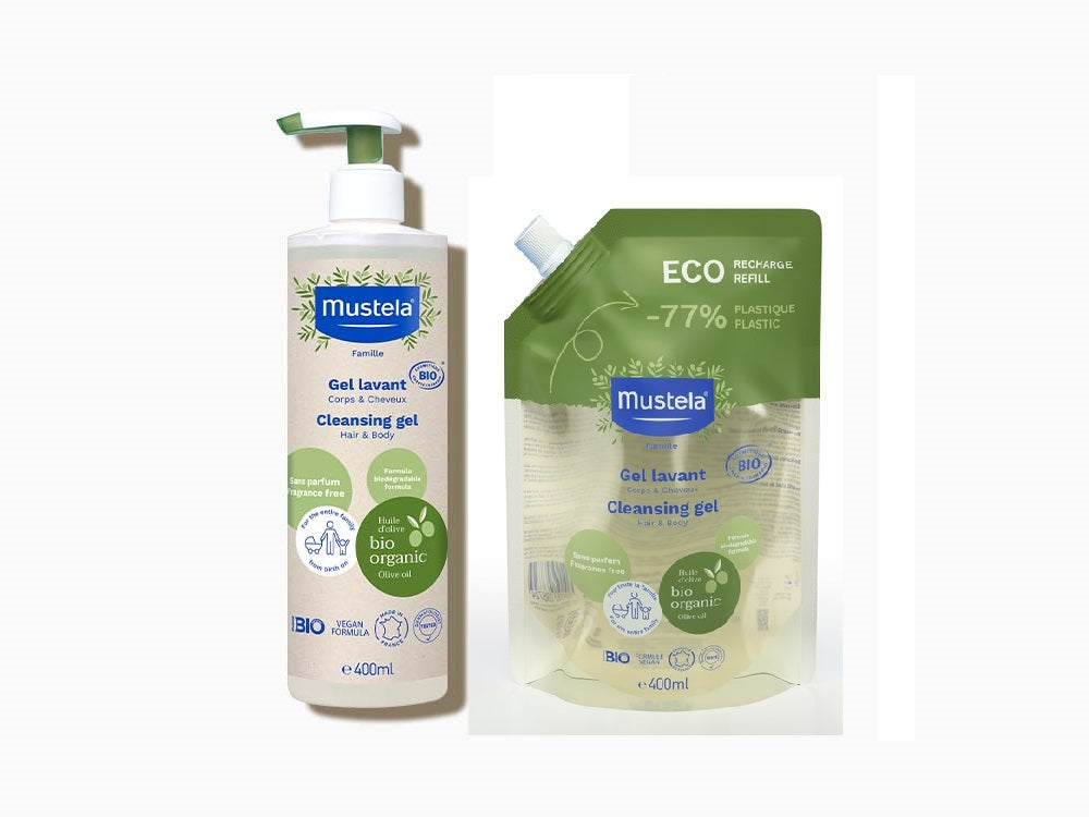 Mustela Pack Bio Gel Champú 400 Ml + Crema 150 Ml.