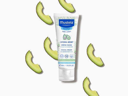 Bote de Hydra Bebé, crema de cara para bebés de Mustela con aguacate bio en su fórmula - Mustela España - 2