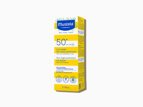 Estuche en cartón de la leche solar SPF50+ de Mustela - Mustela España - 7