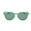 Gafas de sol niño 6-10 años de color verde y forma redonda, hechas con materiales reciclados y con cristal polarizado de categoría 3 y protección UV400.