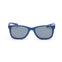 Gafas de sol niño 3-5 años de color azul y forma cuadrada, hechas con materiales reciclados y con cristal polarizado de categoría 3 y protección UV400.