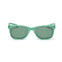 Gafas de sol niño 3-5 años de color verde y forma cuadrada, hechas con materiales reciclados y con cristal polarizado de categoría 3 y protección UV400.