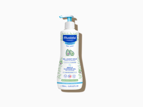 Bote de 500 ml y dosificador de gel de baño suave para bebés de Mustela - Mustela España - 4