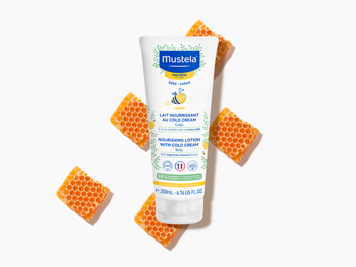 Bote de 200ml de leche corporal hidratante para piel seca de Mustela - Mustela España - 2