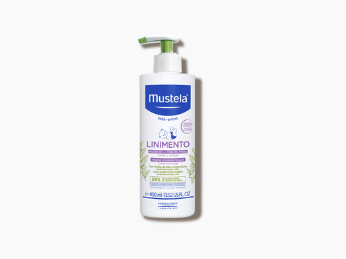 Envase de 400ml de linimento de Mustela, para limpiar el culito del bebé al cambiarle el pañal. - Mustela España - 1