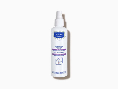 Bote de Spray Cambio del Pañal de Mustela, crema pulverizada para la dermatitis del pañal