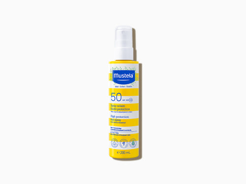 Tubo con spray de crema solar 200ml de Mustela