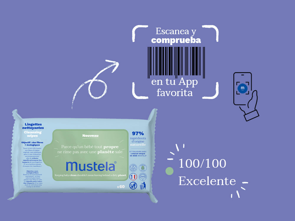 Mustela Toallitas Limpiadoras con Aceite de Oliva 50pz